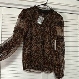 Leopard blouse